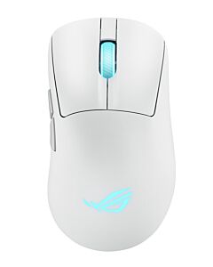 ASUS ROG Keris II Origin WHT mouse Gaming Right-hand RF Wireless + Bluetooth + USB Type-A Optical 42000 DPI 90MP04A0-BMUA10