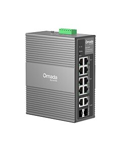 TP-Link Omada 10-Port Gigabit Industrial Easy Managed Switch with 6-Port PoE+ and 2-Port PoE++ IES210GPP