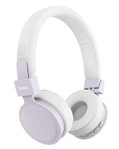 Hama Freedom Lit III Headset Wireless Head-band Calls/Music USB Type-C Bluetooth Lilac, White 00221766
