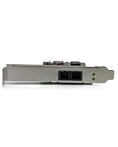 StarTech.com PCI Express (PCIe) Gigabit Ethernet Multie SC Fiber Network Card Adapter NIC - 550m PEX1000MMSC2