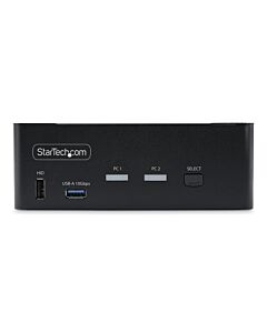 StarTech.com P2CDD143-KVM-SWITCH KVM switch Black P2CDD143-KVM-SWITCH