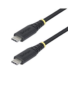 StarTech.com 3ft (1m) USB-C Charging Cable, Durable and Ultra-Flexible, 240W (5A) PD EPR, USB 2.0 Laptop Charger Cable, USB-IF , Rugged USB-C Charging Cord USB2CC4MBKE