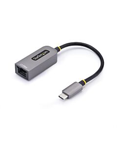 StarTech.com 2.5GbE USB-C to Ethernet Adapter, NBASE-T NIC, USB 3.0 Type-C 2.5/1G Multi Speed Network, Thunderbolt Compatible, Windows & Mac C22G-USB-ETHERNET