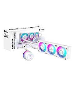 GIGABYTE AORUS WATERFORCE X II 360 ICE AIO Liquid CPU Cooler - 3x120mm ARGB Fans, full-color LCD, DAISY-CHAIN, Intel LGA 1851 and AMD AM5 Compatible GP-AORUS WATERFORCEX II 360I