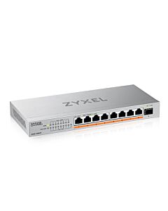 Zyxel XMG-108HP Unmanaged 2.5G Ethernet (100/1000/2500) Power over Ethernet (PoE) XMG-108HP-GB0101F
