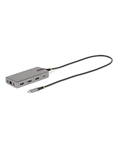 StarTech.com USB-C Triple Monitor Multiport Adapter, Dual 4K 60Hz + 4K 30Hz HDMI & DisplayPort, 3-Port USB 10Gbps Hub, 100W PD Pass-Through, GbE, Travel Dock, Windows & CheOS 117B-USBC-MULTIPORT