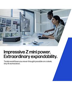 HP Z2 Mini G1i Intel Core Ultra 7 265 32 GB DDR5-SDRAM 1 TB SSD NVIDIA RTX A400 Windows 11 Pro Mini PC Workstation AI Workstation, AI PC Black B76RBET#ABU