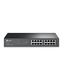 TP-Link TL-SG1016PE network switch Managed L2 Gigabit Ethernet (10/100/1000) Power over Ethernet (PoE) Black TL-SG1016PE