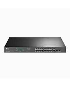 TP-Link 18-Port Gigabit Rackmount Switch with 16 PoE+ TL-SG1218MP