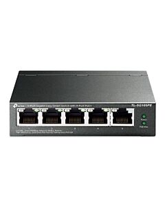TP-Link 5-Port Gigabit Easy Smart PoE Switch with 4-Port PoE+ TL-SG105PE