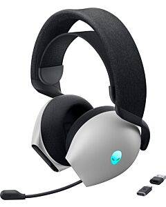 Alienware AW725H Headset Wired & Wireless Head-band Gaming USB Type-C Bluetooth Black, White AW725H-W-DEAM