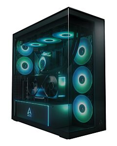 ARCTIC Xtender VG (Black) Premium E-ATX PC Case with Vertical GPU Mounting ACPCC00016A