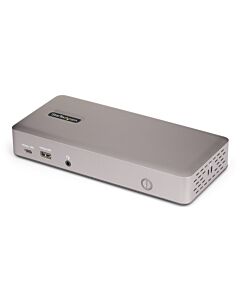 StarTech.com Triple-Monitor USB4 Docking Station, 4K 60Hz HDMI or DisplayPort, 100W Laptop Charging, 2.5GbE, USB-C Multi-Monitor Dock, Driverless 150UE-USB4DOCKTRIPLE