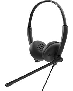 DELL WH125 Headset Wired Head-band Calls/Music USB Type-A Black WH125-DWW