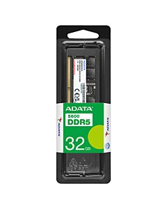 ADATA AD5S560032G-S memory ule 32 GB 1 x 32 GB DDR5 262-pin SO-DIMM ECC AD5S560032G-S
