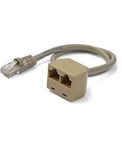 StarTech.com 2-to-1 RJ45 Splitter Cable Adapter - F/M RJ45SPLITTER