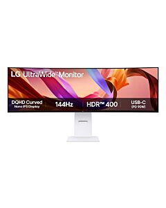 LG 49U950A-W computer monitor 124.5 cm (49") 5120 x 1440 pixels Dual QHD LED Black, White 49U950A-W.AEK