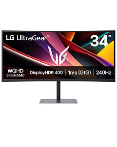 LG 34G630A-B computer monitor 86.4 cm (34") 3440 x 1440 pixels Wide Quad HD LCD Black 34G630A-B.AEKQ