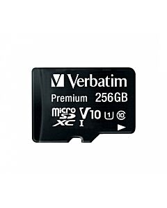 Verbatim Premium U1 256 GB MicroSDXC UHS-I Class 10 44087