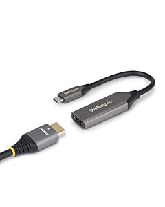 StarTech.com 112B-USBC-HDMI21 video cable adapter 0.2 m USB Type-C HDMI Type A (Standard) Grey 112B-USBC-HDMI21