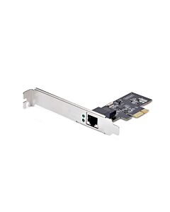 StarTech.com 1-Port 2.5Gbps NBASE-T PCIe Network Card, Intel® I225-V, Single-Port Computer Network Card, Ethernet MultiGigabit NIC, PCI Express Server LAN Card PR12GI-NETWORK-CARD