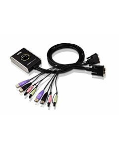 ATEN 2-Port USB DVI KVM Switch with Audio CS682