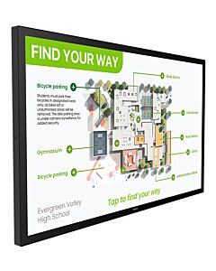 Philips 3000 series 55BDL3751T/00 Signage Display Interactive flat panel 138.4 cm (54.5") LCD Wi-Fi 450 cd/m² 4K Ultra HD Black Touchscreen Built-in processor Android 55BDL3751T/00