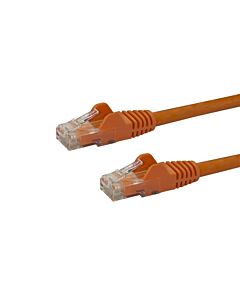 StarTech.com 50cm CAT6 Ethernet Cable - Orange CAT 6 Gigabit Ethernet Wire -250MHz 100W PoE RJ45 UTP Network/Patch Cord Snagless w/Strain Relief Individually Tested N6PATC50CMOR