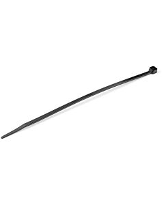 StarTech.com 8"(20cm) Cable Ties - 1/8"(4mm) wide, 2-1/8"(55mm) Bundle Diameter, 50lb(22kg) Tensile Strength, Nylon Self Locking  Ties with Curved Tip - 94V-2/UL Listed, 100 Pack - Black CBMZT8B