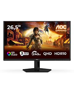 AOC G4 Q27G41ZDF computer monitor 67.3 cm (26.5") 2560 x 1440 pixels Quad HD QD-OLED Black, Red Q27G41ZDF