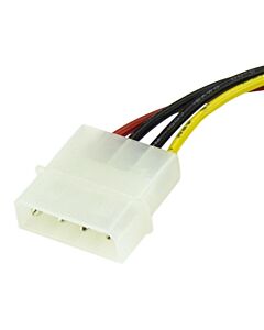 StarTech.com 6in 4 Pin LP4 to SATA Power Cable Adapter SATAPOWADAP