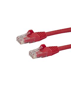 StarTech.com 50cm CAT6 Ethernet Cable - Red CAT 6 Gigabit Ethernet Wire -250MHz 100W PoE RJ45 UTP Network/Patch Cord Snagless w/Strain Relief Individually Tested N6PATC50CMRD