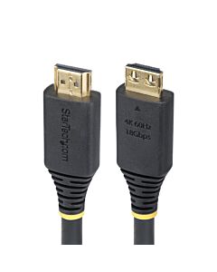 StarTech.com 5m (16ft) High Speed HDMI Cable with Gripping Connectors, 4K 60Hz/1440p 144Hz, HDR10/HDCP 2.2/ARC, 18Gbps, UHD HDMI Cord for TV/Monitor/Display, TPE Jacket HDMI2-CABLE-GRIP-5M