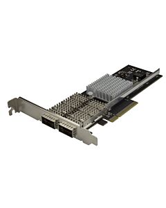 StarTech.com Dual Port 40G QSFP+ Network Card - Intel XL710 Open QSFP+ Converged Adapter - PCIe 40 Gigabit Ethernet Server NIC - 40GbE Fiber Optic LAN Card - Dell PowerEdge HPE ProLiant PEX40GQSFDPI