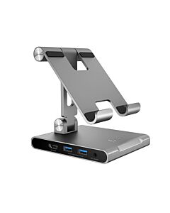 j5create JTS224 Multi-Angle Stand with Docking Station for iPad Pro® JTS224-N