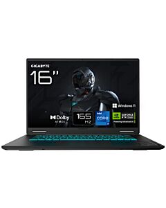 GIGABYTE Gaming A16 Laptop - 16", 165Hz WUXGA, Intel Core i7-13620H, NVIDIA RTX 5060 GPU, 16GB DDR5 5200MHz, 1 x Gen4 1TB SDD, Windows 11 Home, 2Y Warranty, Dolby Atmos, GAMING A16 CVHI3UK894SH CVHI3UK894SH
