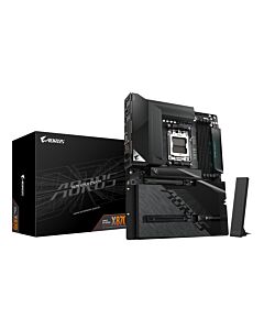 GIGABYTE X870 AORUS STEALTH Motherboard - Supports AMD Ryzen 9000 CPUs, 16+2+2 Phases Digital VRM, up to 8200Hz DDR5 (OC), 2xPCIe 5.0 + 2xPCIe 4.0, Wi-Fi 7, 5 GbE LAN, USB 4 X870 AORUS STEALTH