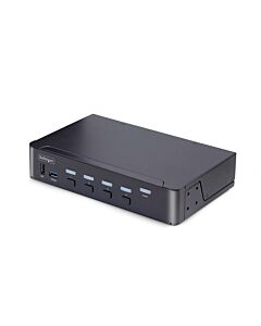 StarTech.com 4-Port DisplayPort KVM Switch, 8K 60Hz / 4K 144Hz, Single Display, DP 1.4, 2x USB 3.0 Ports, 4x USB 2.0 HID Ports, Push-Button & Hotkey Switching, TAA Compliant - OS Independent, Metal Housing D86A2-4-PORT-8K-KVM