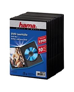 Hama 00051276 optical disc case Jewel case 1 discs Black 51276