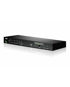 ATEN 16-Port USB - PS/2 VGA KVM Switch with USB Peripheral port CS1716A