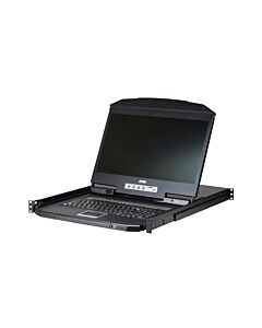 ATEN 8P Short Depth Single Rail LCD KVM SW CL3108NX