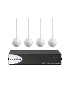 Vaddio EasyUSB MicPOD I/O with Four CeilingMICs (white) 999-88100-001