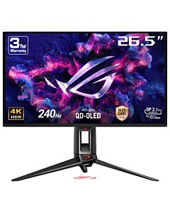 ASUS ROG Swift OLED PG27UCDM computer monitor 67.3 cm (26.5") 3840 x 2160 pixels 4K Ultra HD QD-OLED Black 90LM0B30-B01971