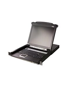 ATEN 8-Port 19" LCD KVM Switch (USB - PS/2 VGA) with USB Peripheral port CL5708N