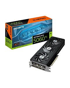 GIGABYTE GeForce RTX 5060 Ti EAGLE MAX OC 8G Graphics Card - 8GB GDDR7, 128bit, PCI-E 5.0, 2617MHz Core Clock, 3 x DP, 1 x HDMI, NVIDIA DLSS 4, GV-N506TEAGLEMAX OC-8GD GV-N506TEAGLEMAX OC-8GD