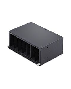 StarTech.com 7-Slot Unmanaged Media Converter Chassis for MCM Media Converter Series, Full Power lation, Active Cooling, 10in Rackmount, TAA Compliant MCM7-MEDIA-CHASSIS