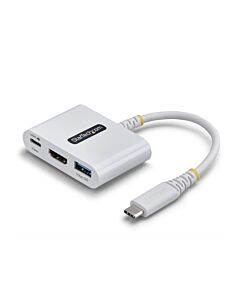 StarTech.com USB-C to HDMI Multiport Adapter with 140W PD Charging, 4K 60Hz HDMI, USB 5Gbps Hub, Mini Dock For MacBook / Dell / Thinkpad / HP / iPad / Tablets 168W-USBC-MULTIPORT