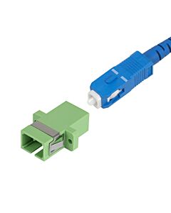 StarTech.com SC to SC Coupler 10 Pack, OS2 Single e SC Fiber Optic Coupler with Flange, SC/APC Simplex Adapter SIMPLEXSCAPCF