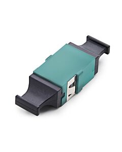 StarTech.com MPOSMAPCAQCOUPLER fibre optic adapter MPO/MTP 1 pc(s) Aqua colour, Black MPOSMAPCAQCOUPLER