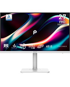 MSI Pro MAX 271PHW E14 computer monitor 68.6 cm (27") 1920 x 1080 pixels Full HD White 4711377396301